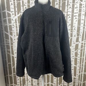 Hammacher Schlemmer Men’s Sweater Fleece Jacket XL